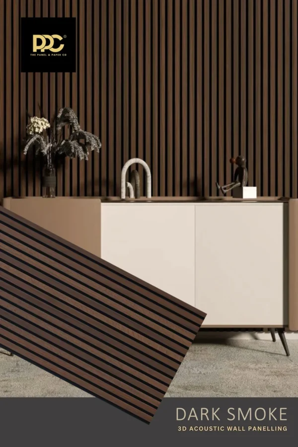 Dark Smoke Acoustic Wall Panel