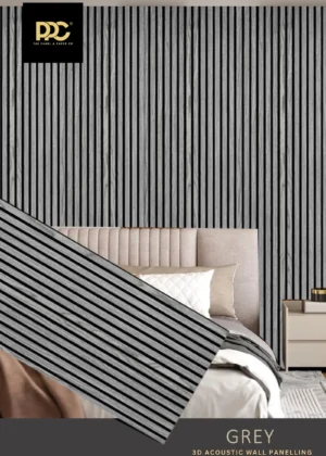 Grey Acoustic Wall Panel