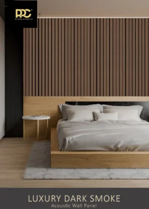 Dark Smoke Luxury Acoustic Wall Panel
