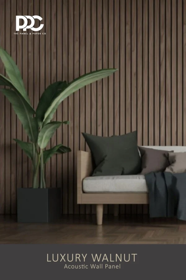 Walnut Luxury Acoustic Wall Panel