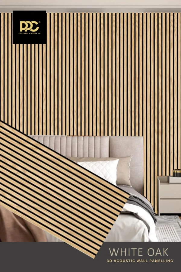 White Oak Acoustic Wall Panel