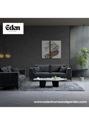 Aluxo Lenox Sofa Range in Steel Velvet