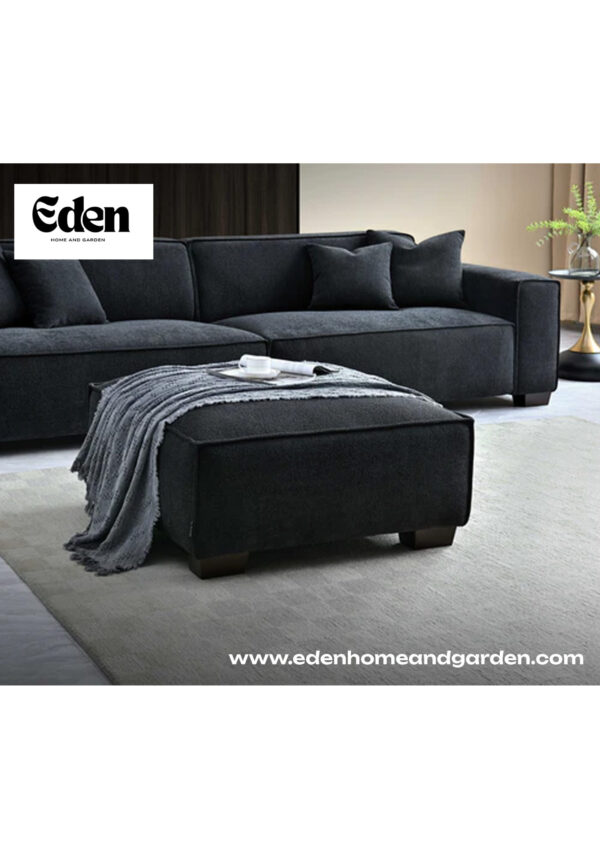 Aluxo Dakota Sofa Range Chaise in Midnight Boucle
