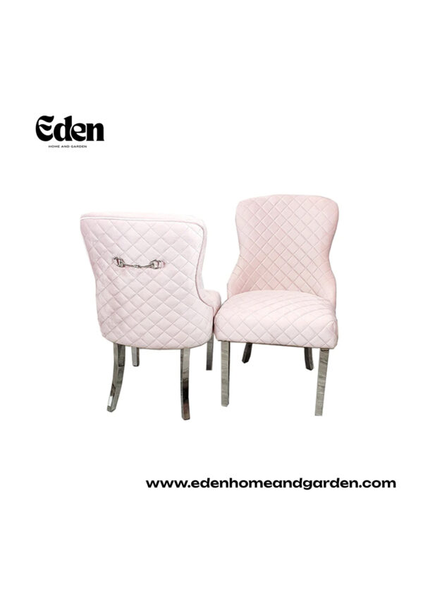 4 x Kate Dining Chairs in Pink