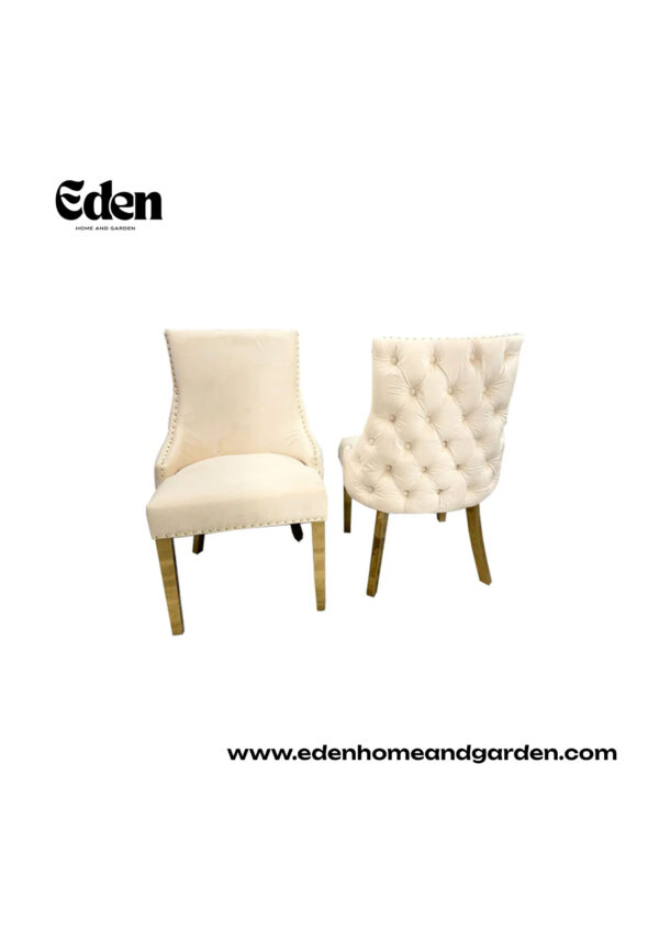 Kensington Dining Chair Gold Legs