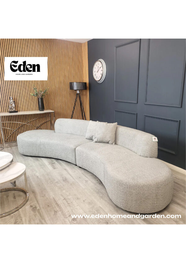 Miami Curved Cinema Boucle Sofa
