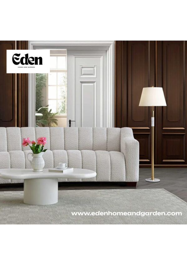 Aluxo Astoria 3 Seater Sofa in Oatmeal Boucle Fabric