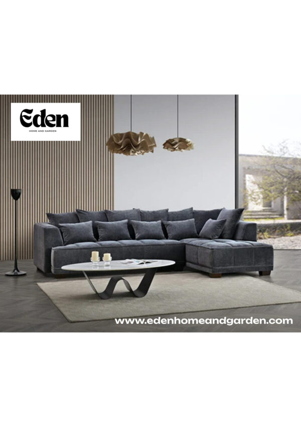 Aluxo Gramercy Group in Steel Velvet