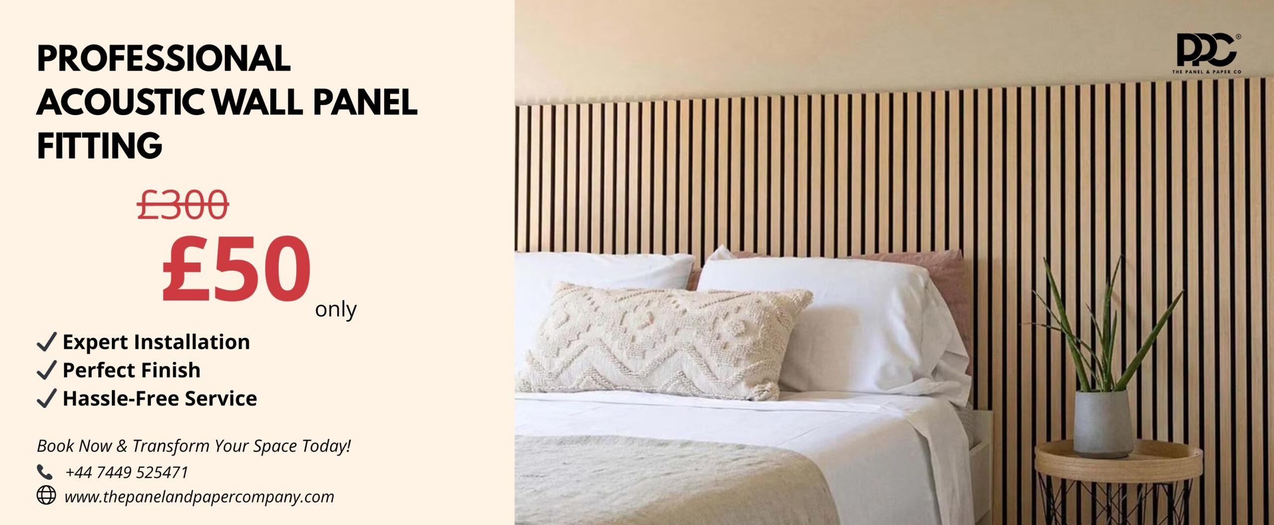 professional acoustic panel fitting