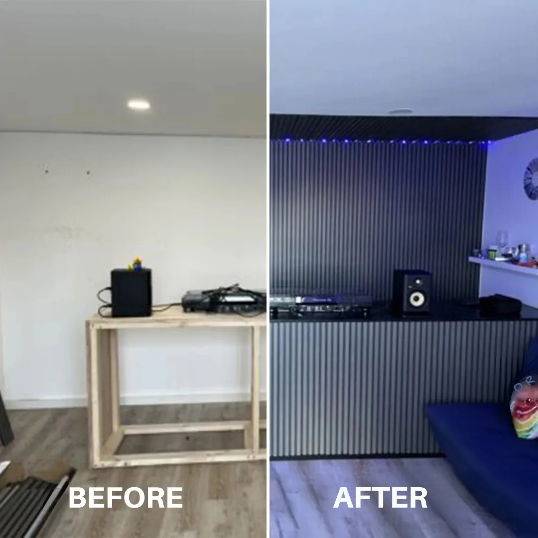 Black Oak Acoustic Wall Panels 240 x 32cm (Set Of 2) - Image 3