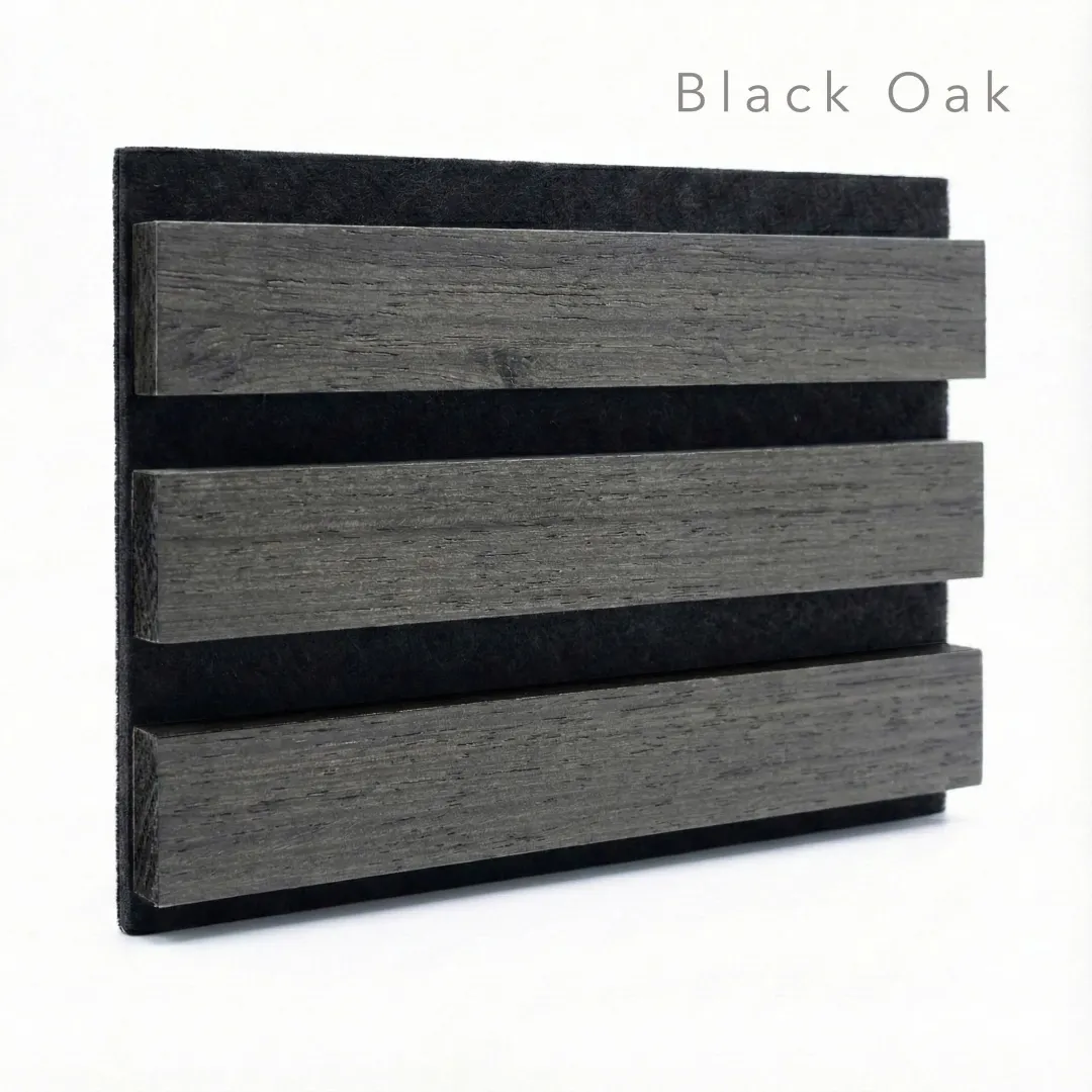 Black Oak Acoustic Wall Panels 240 x 32cm (Set Of 2) - Image 4