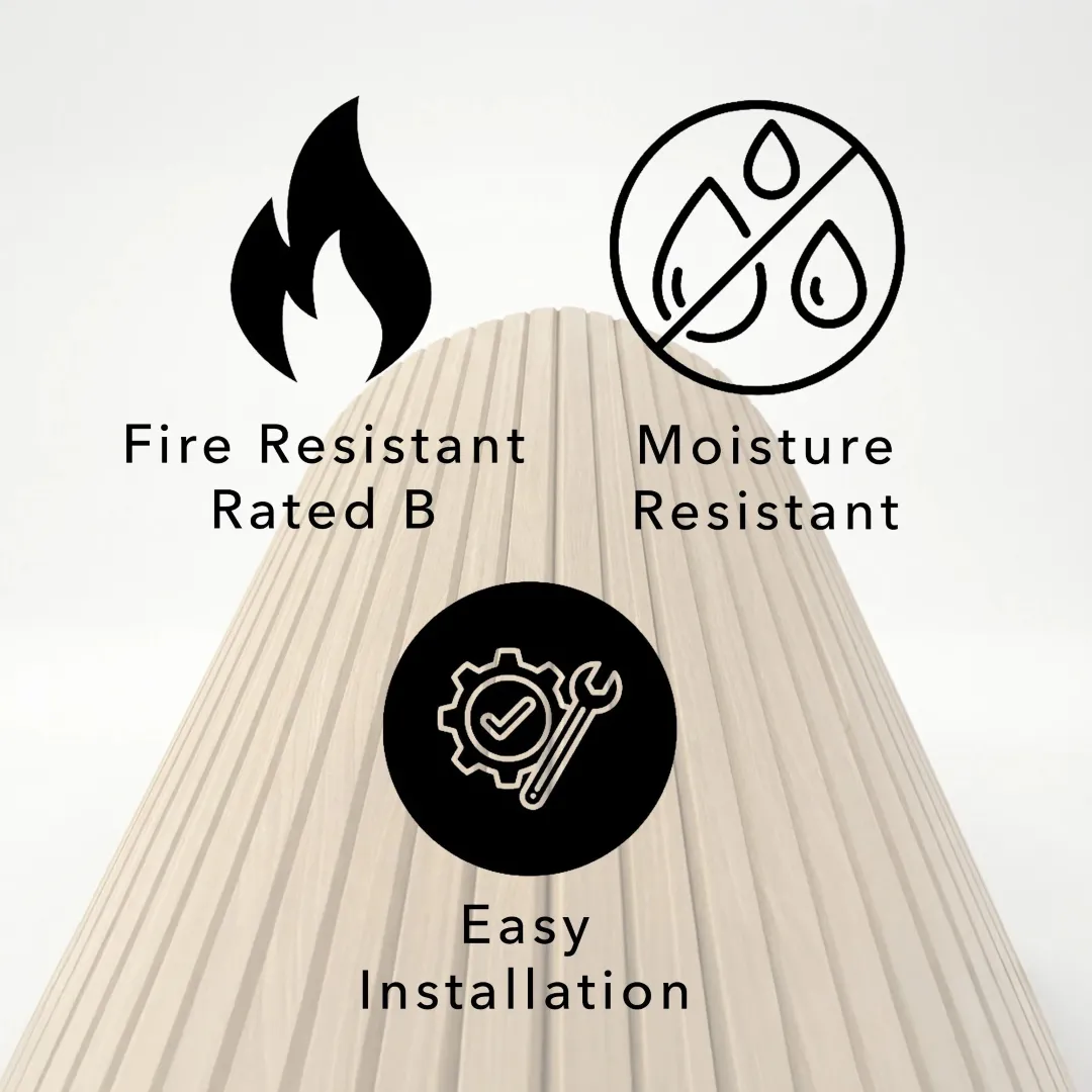 Flex Oak Slatted Wall Panel | Flexible Wood Slats 240cm x 60cm (Set of 2) - Image 6