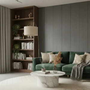 WPC FLAT Decorative Wall Panels 236×40cm (SET of 5) - Ash Grey