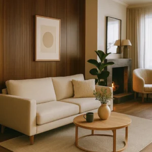 WPC FLAT Decorative Wall Panels 236×40cm (SET of 5) - Walnut (Dark Oak)