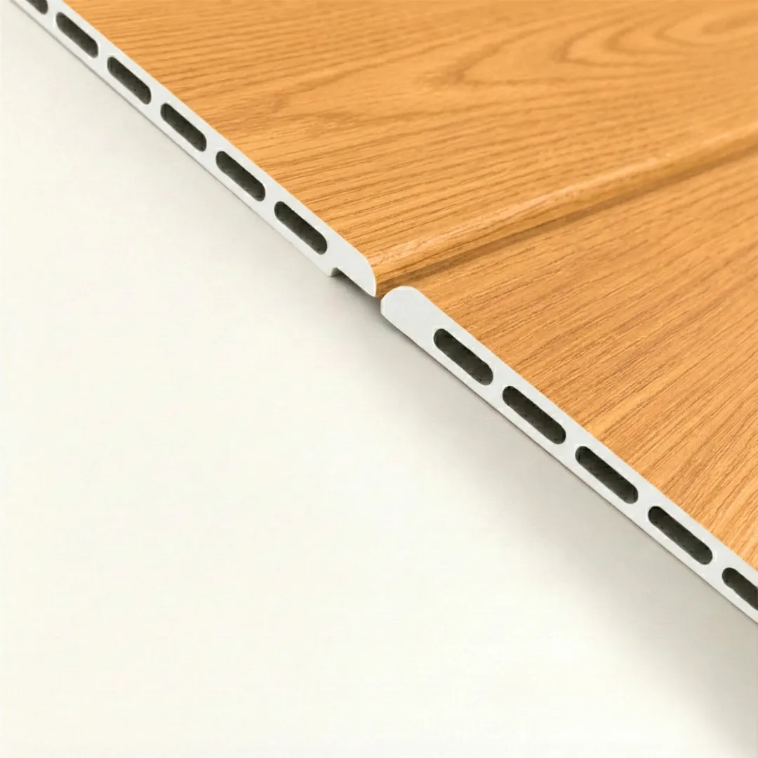 WPC Full Wall Set: 3D Wave & Flat Panels + 4 End Trims - Light Oak - Image 5