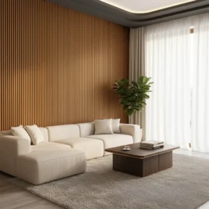 WPC 3D SLAT Wall Panels 235×15.2cm (SET of 14) – Light Oak