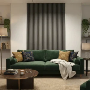 WPC 3D SLAT Wall Panels 235×15.2cm (SET of 14) – Mid Grey