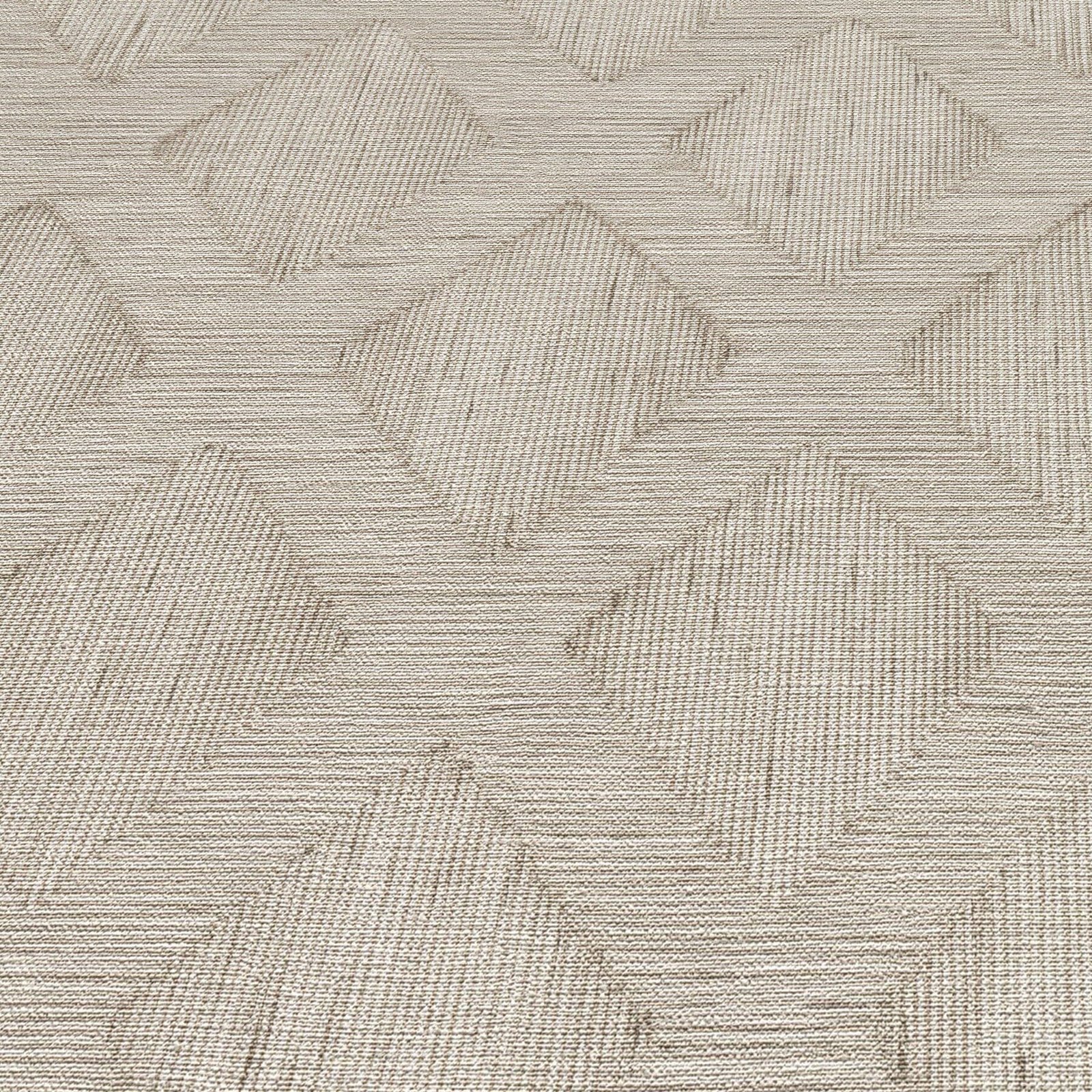 Alaric Taupe Diamond Print Wallpaper