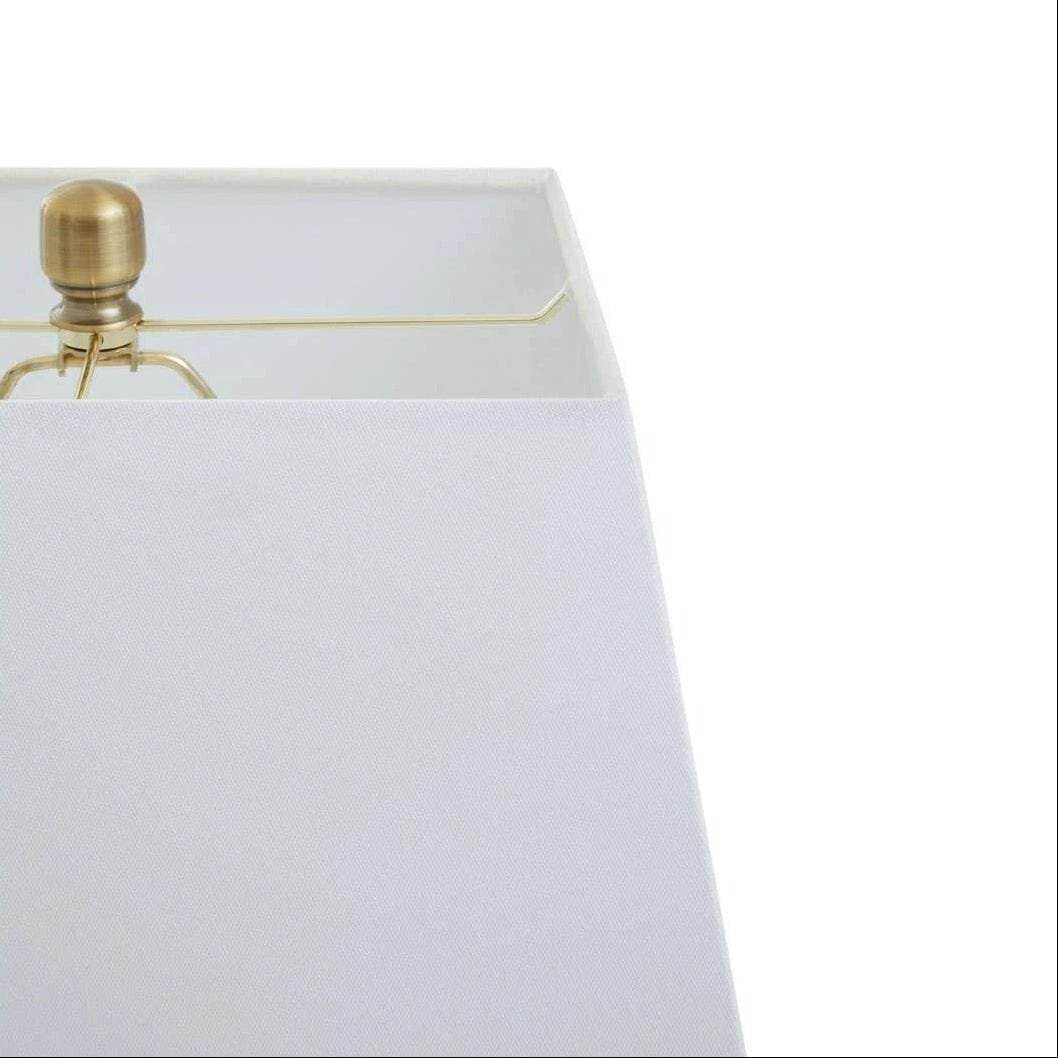 Amaris Marble Circular Lamp with Gold Details