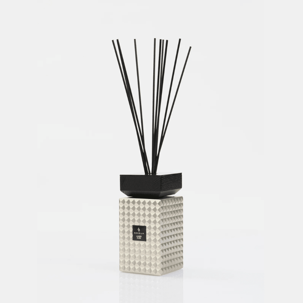 Amber Dusk Gold & Black Luxury Reed Diffuser - 500ml