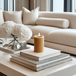 Amber Realistic LED Candle - 10cm