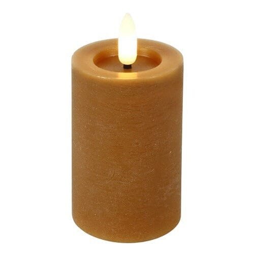 Amber Realistic LED Candle - 10cm