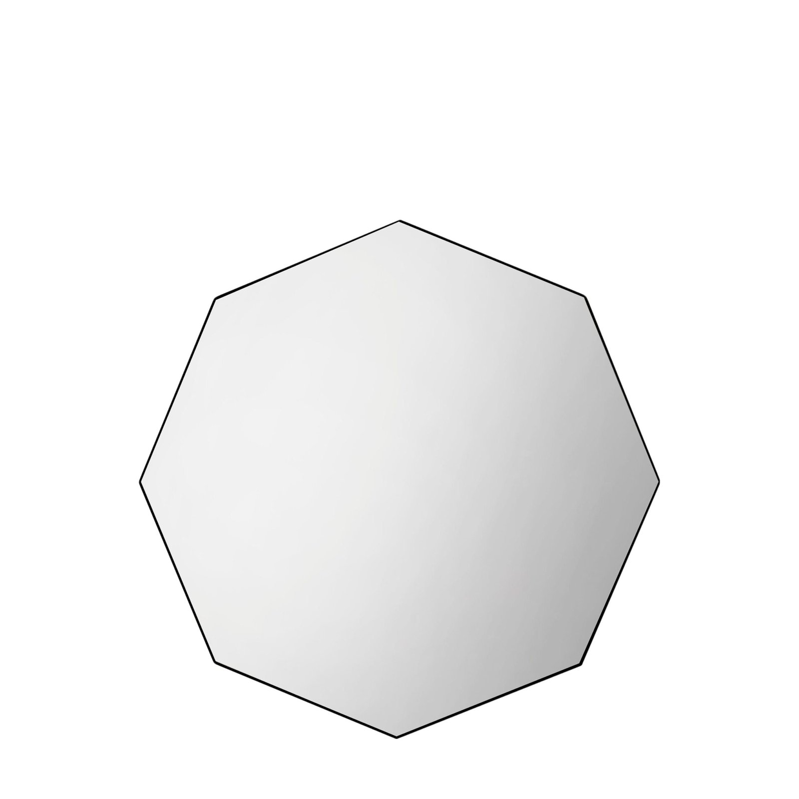 Antonia Octagonal Black Framed Wall Mirror