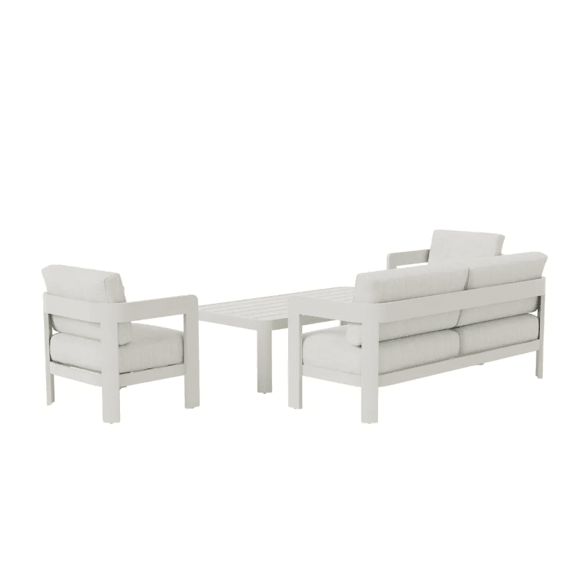 Ariel Cream 4 Seater Outdoor Sofa Set