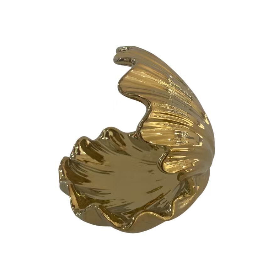 Ariel Gold Seashell Decorative Ornament