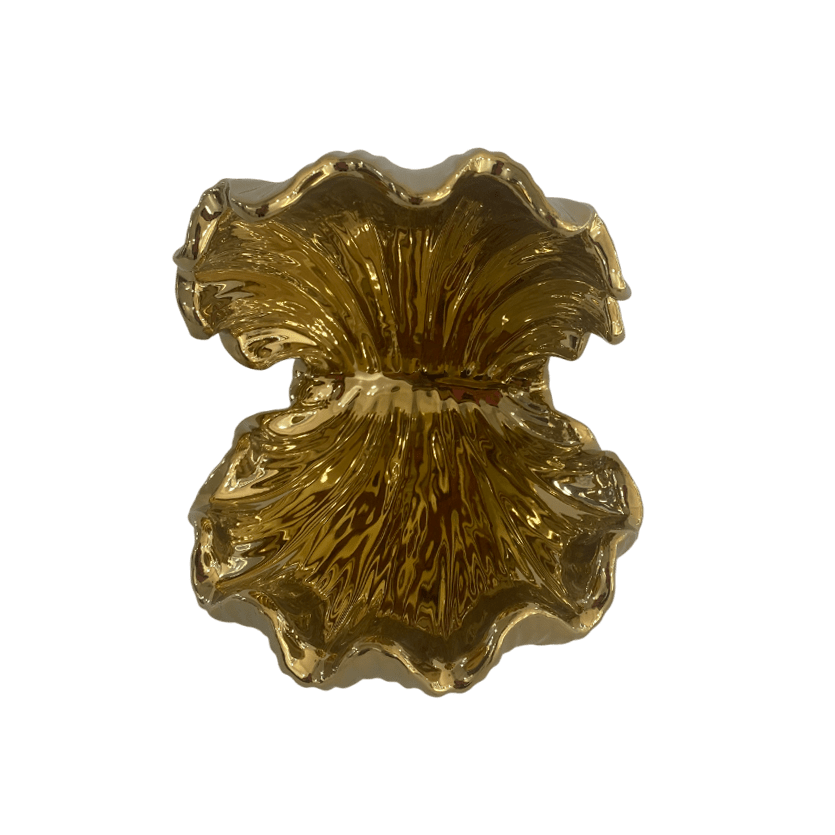 Ariel Gold Seashell Decorative Ornament