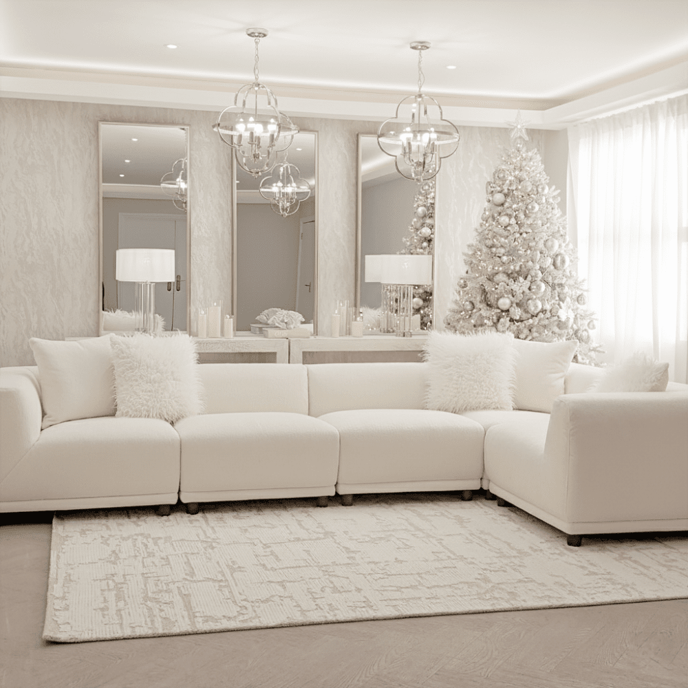 Arlo Polar Boucle Modular Sofa Range