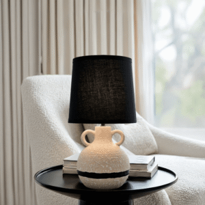 Arlowe Cream & Black Table Lamp