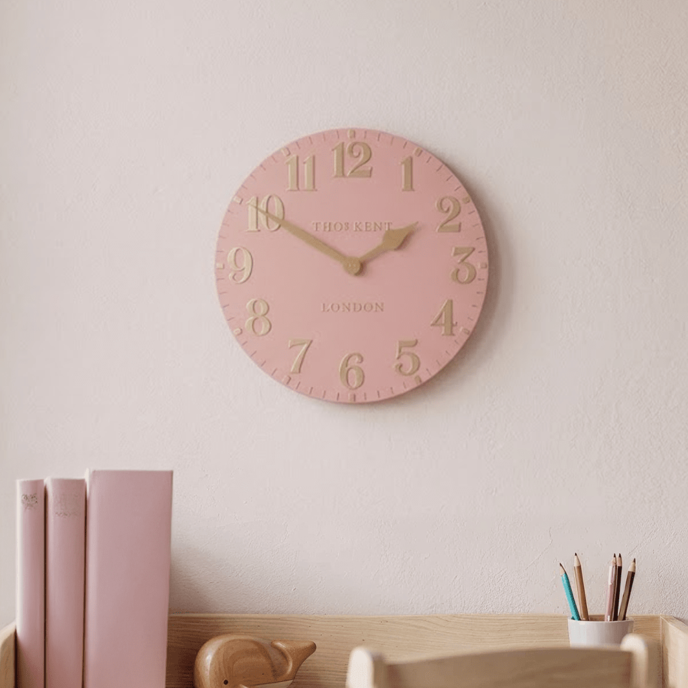 Arundel Pink & Gold Wall Clock