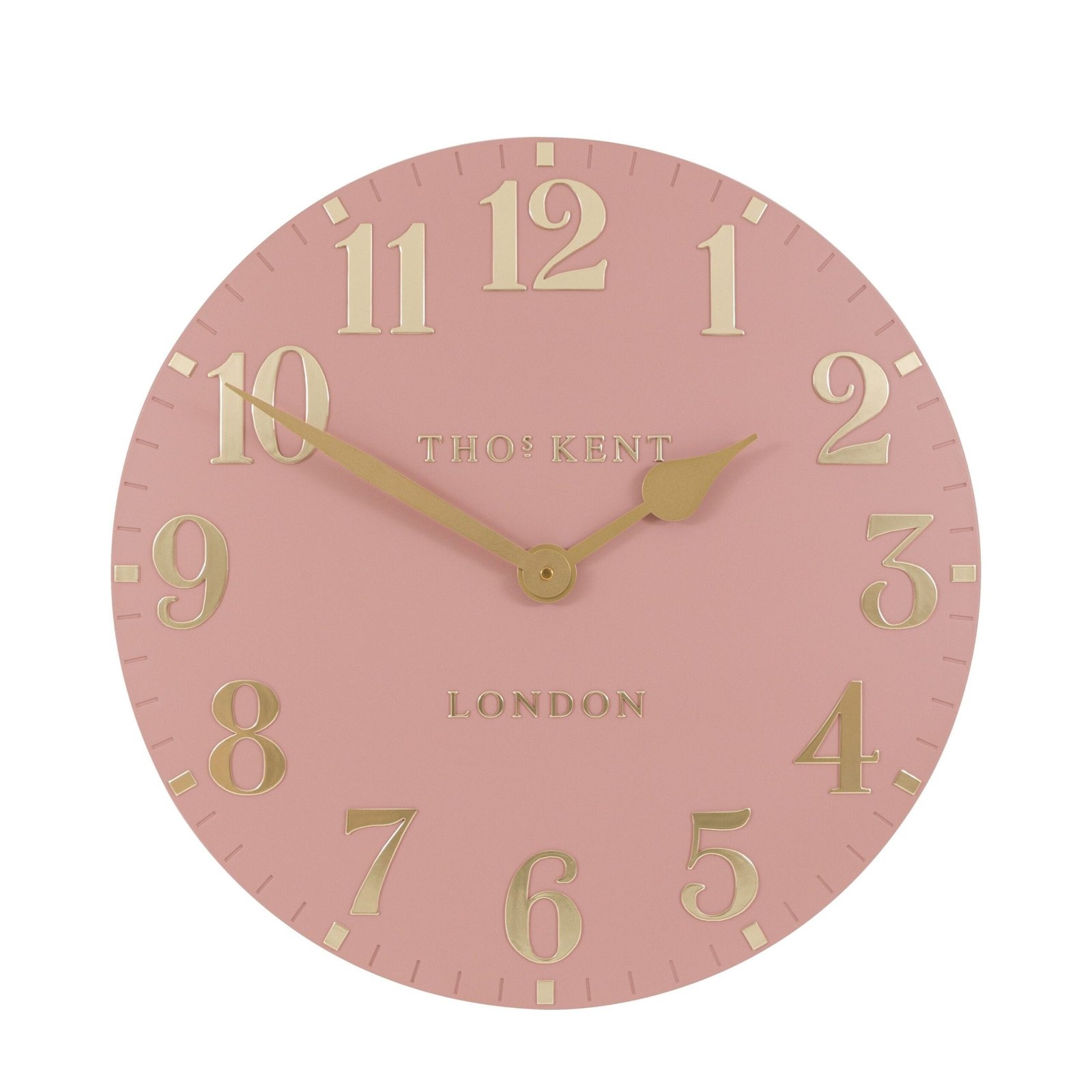 Arundel Pink & Gold Wall Clock
