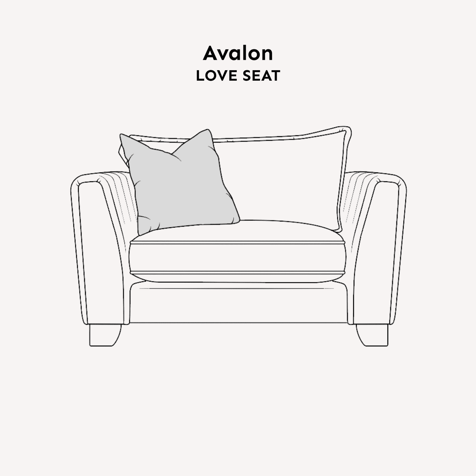 Avalon Charcoal Textured Velvet Sofa Range