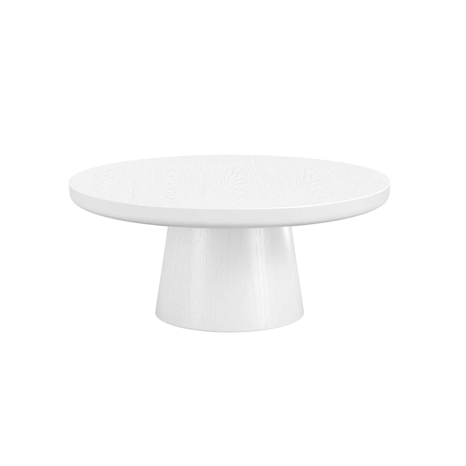 Azure White Round Coffee Table