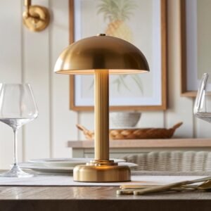 Bailee Gold Rechargeable Table Lamp