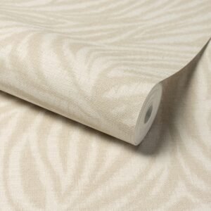 Bara Neutral Zebra Print Wallpaper