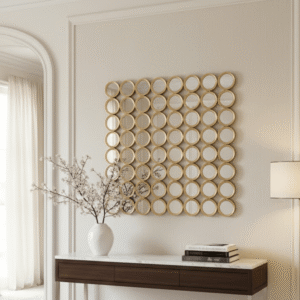 Battersea Gold Circles Wall Mirror