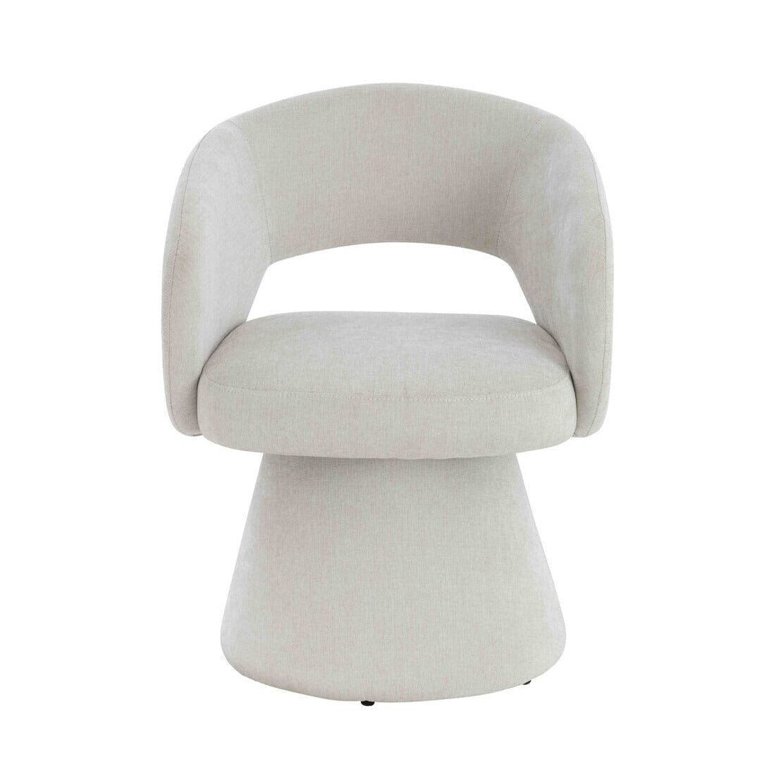 Belmon Cream Textured Fabric Dining Chair