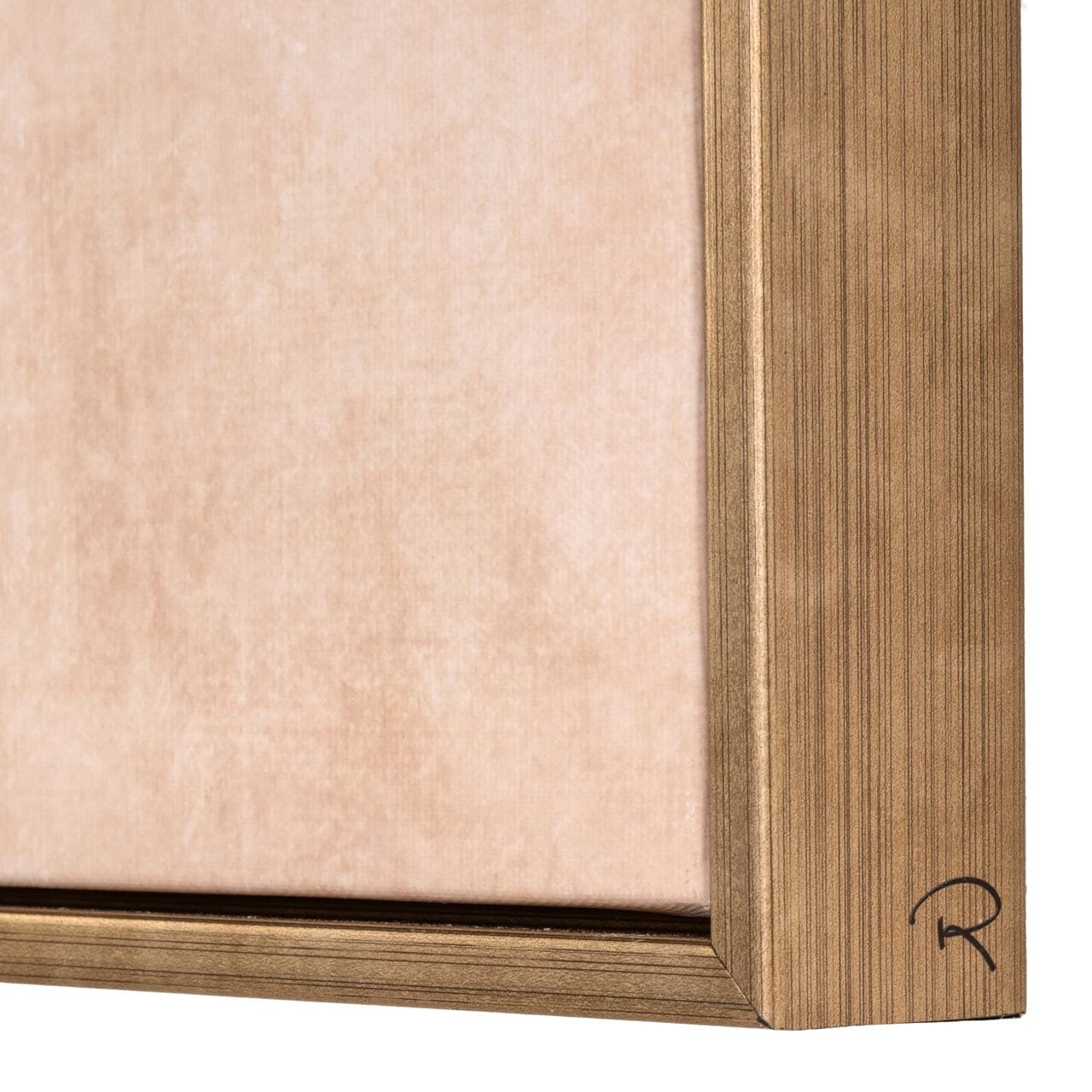 Berkeley Warm Abstract Framed Canvas Wall Art