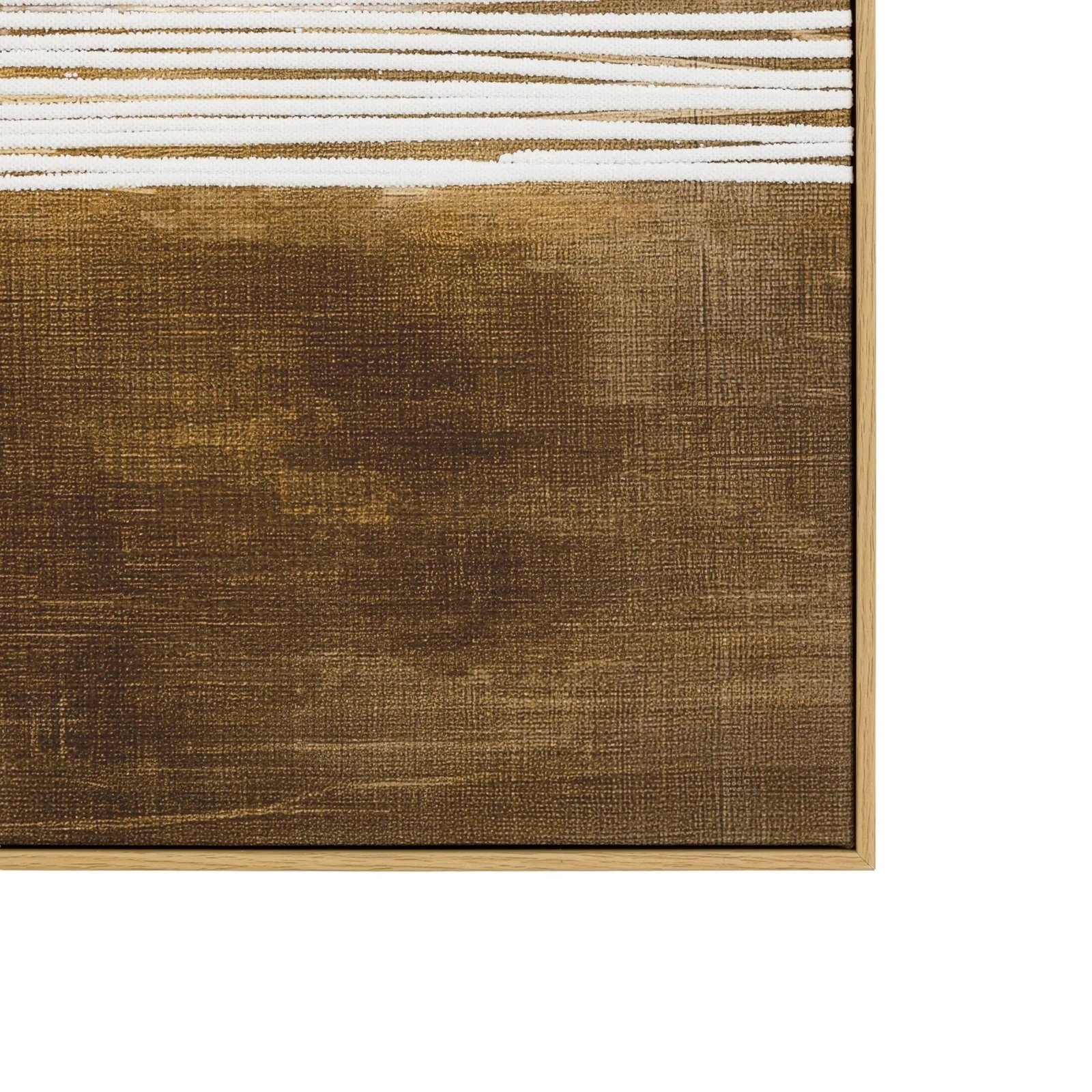 Birdie Cream & Gold Abstract Wall Art - Set of 2