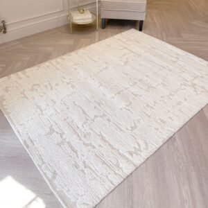 Braelyn Ivory & Taupe Abstract Rug