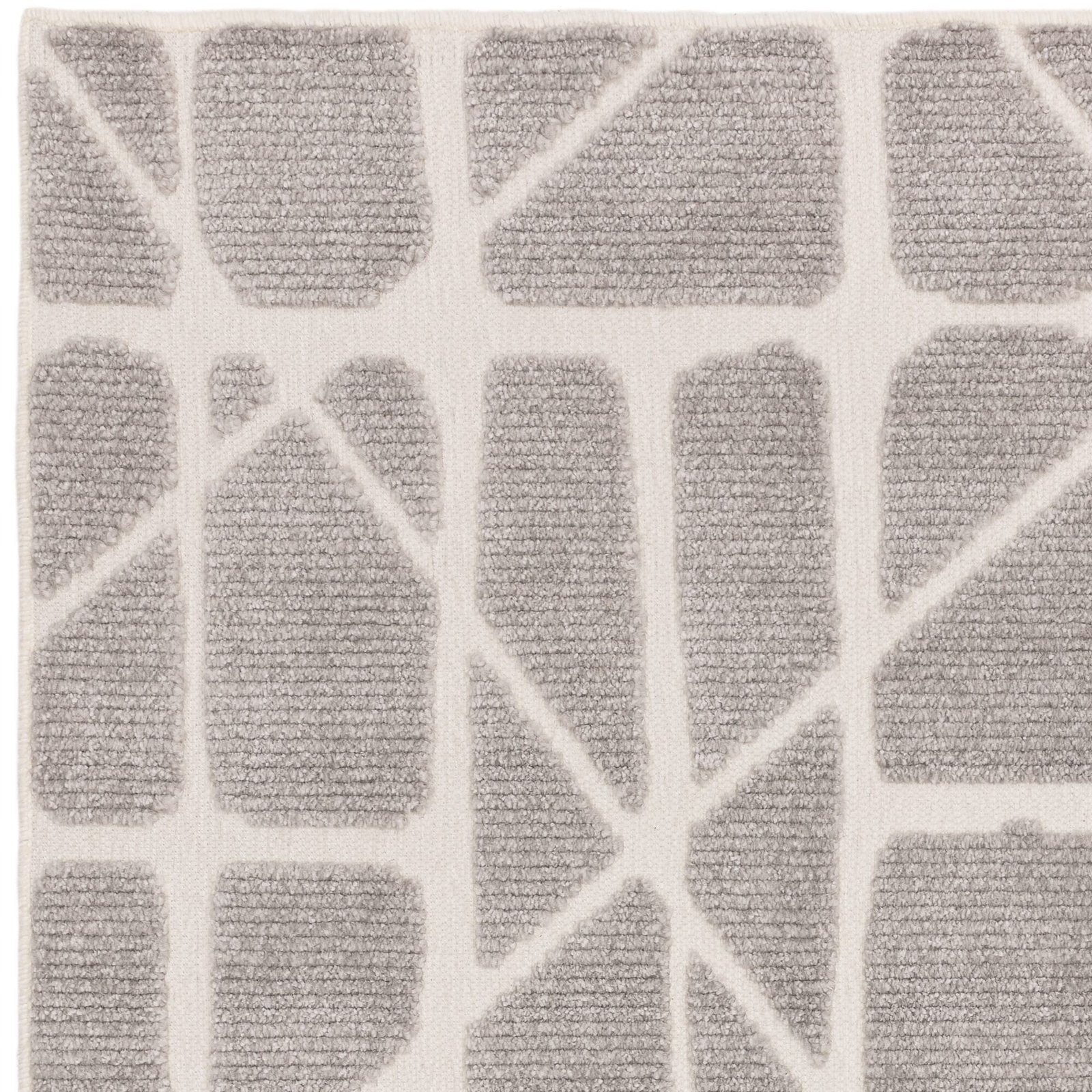 Braylin Grey & Cream Abstract Lines Rug