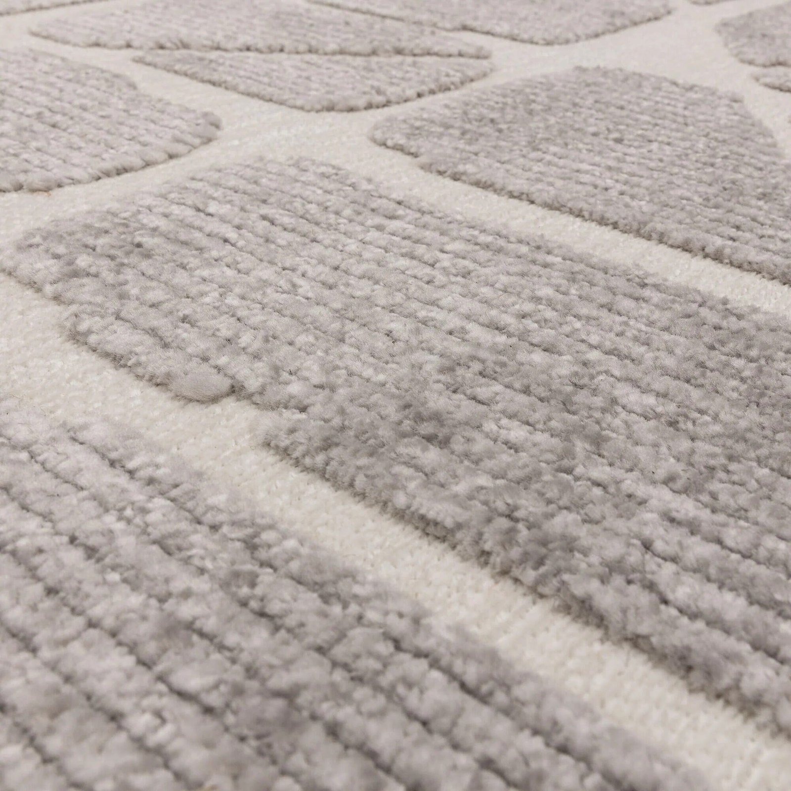 Braylin Grey & Cream Abstract Lines Rug