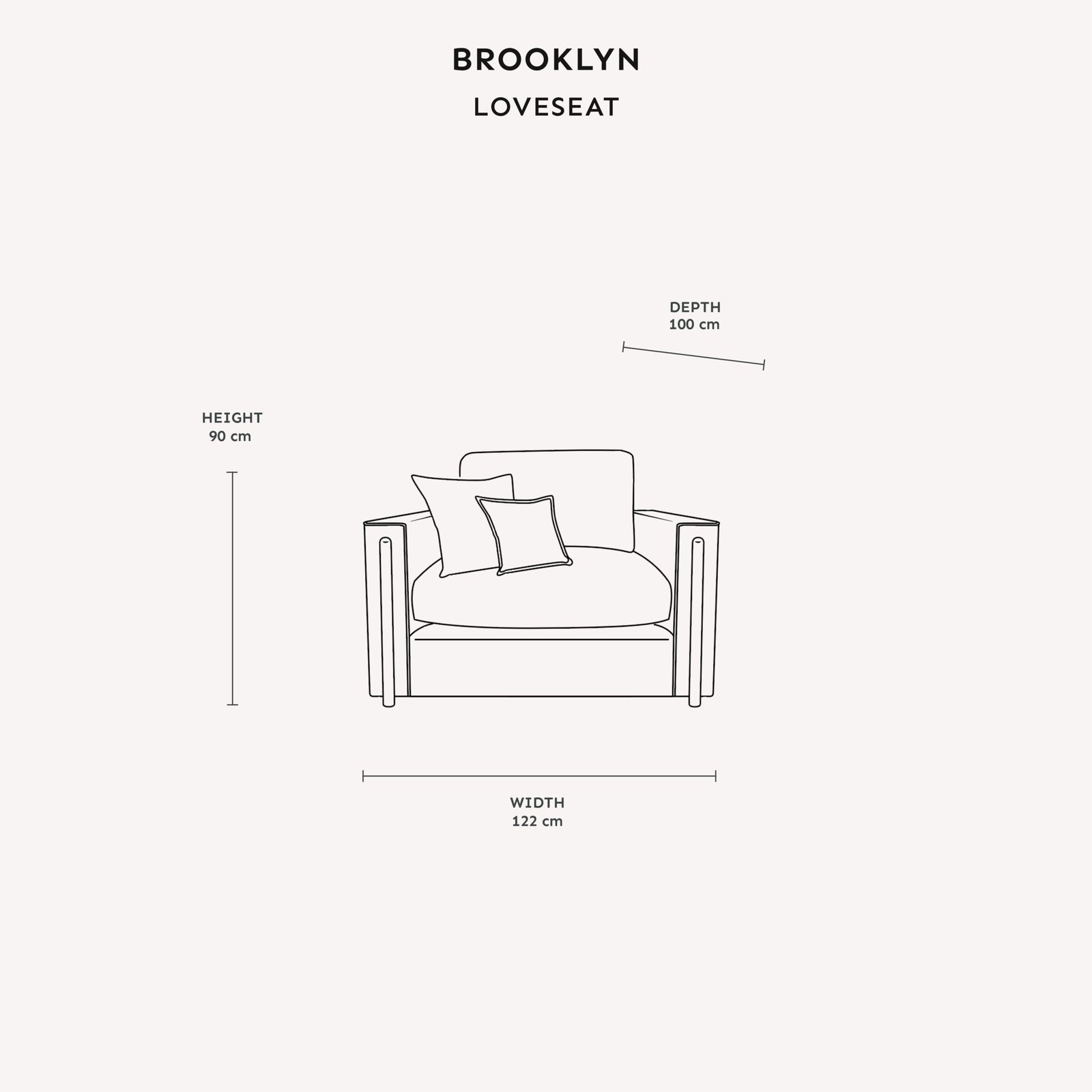 Brooklyn Mink Textured Chenille Sofa Range with Walnut Leg Detail