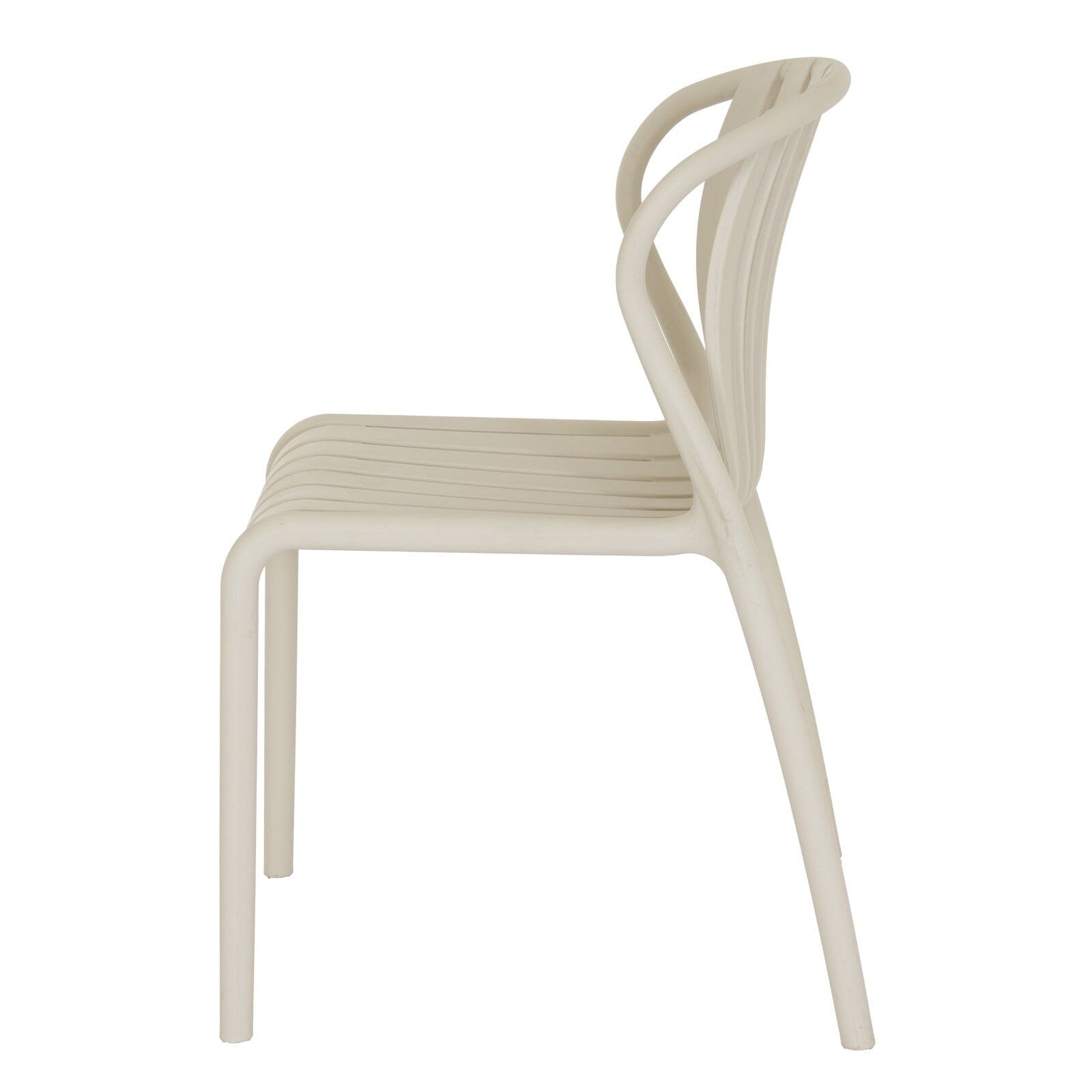 Burbeck Putty Armless Outdoor Dining Chair
