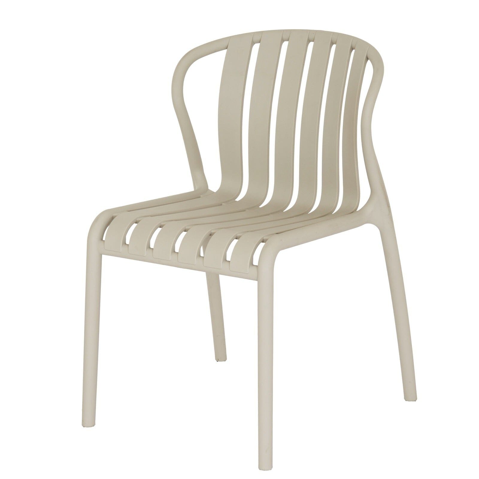 Burbeck Putty Armless Outdoor Dining Chair