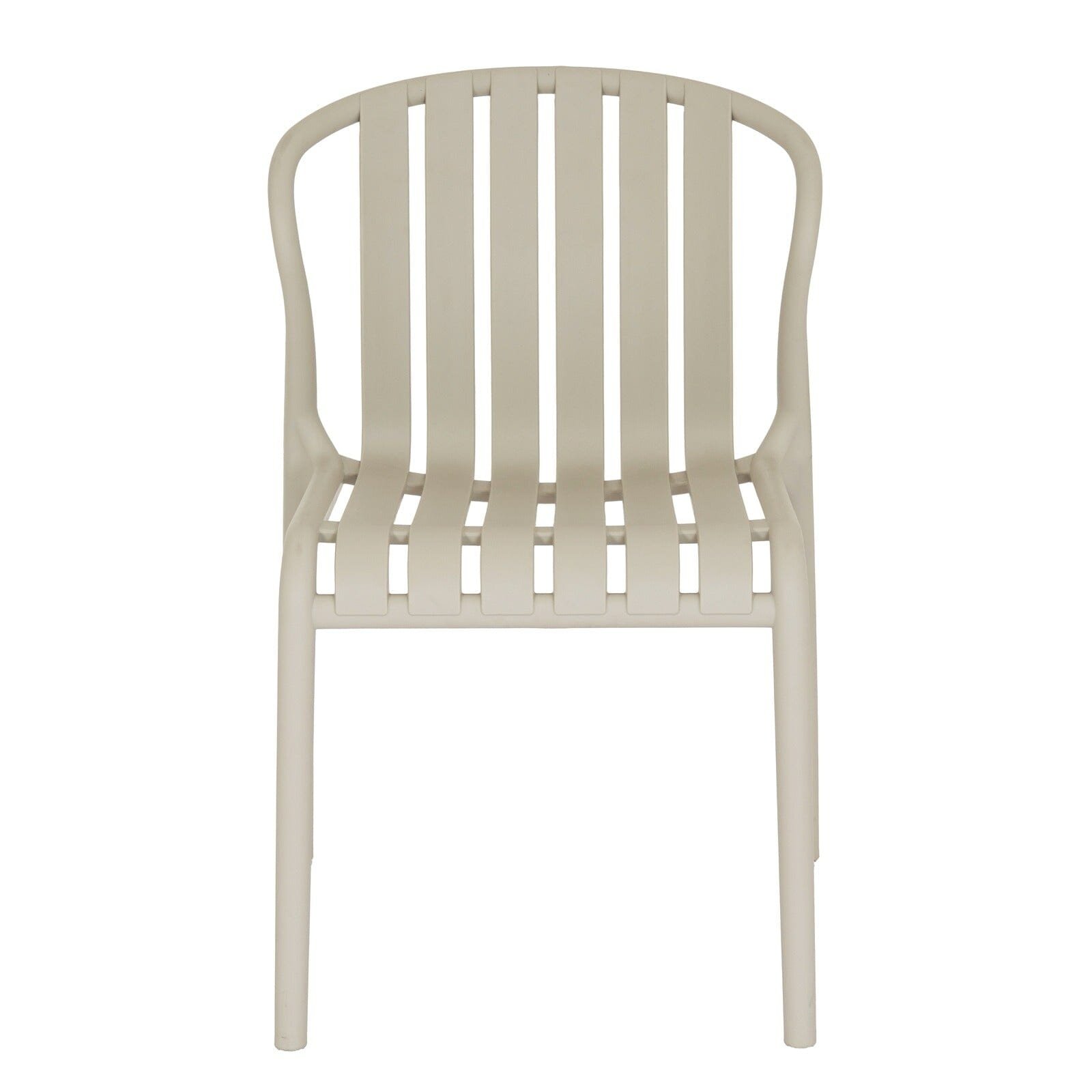 Burbeck Putty Armless Outdoor Dining Chair