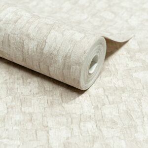Cetara Cream Abstract Patterned Wallpaper